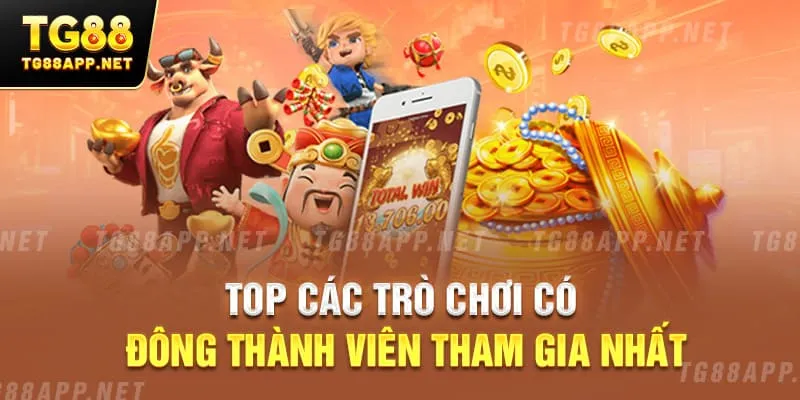 Top các trò chơi có đông thành viên tham gia nhất